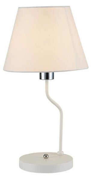 Stolní moderní lampa LUMINOR - 1xE14, 60W, bílá