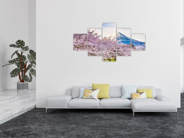 Obraz - Japonsko na jaře (125x70 cm)