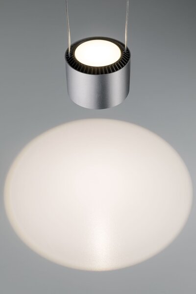 Paulmann 95520 Aldan, závěs pro Urail systém, 13W LED 2700K stmívatelné, matný chrom, výška 8,5cm