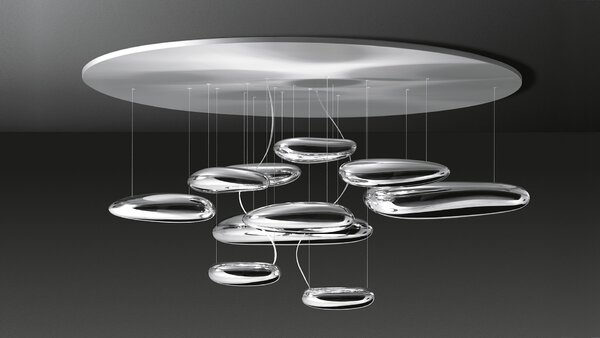 Artemide 1366W10A Mercury soffitto LED, stropní designové svítidlo, 62W LED 2700K, prům. 110cm