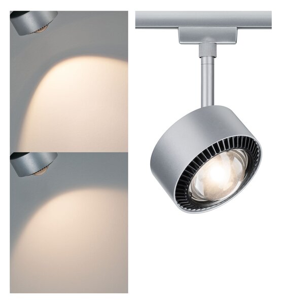Paulmann 95519 Aldan, spot pro Urail systém, 9W LED 2700K stmívatelné, matný chrom, výška 17cm