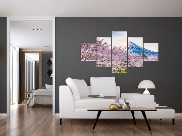 Obraz - Japonsko na jaře (125x70 cm)