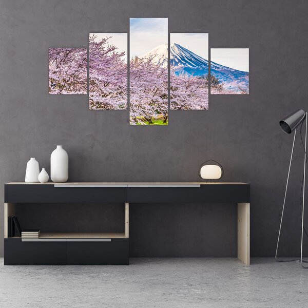 Obraz - Japonsko na jaře (125x70 cm)