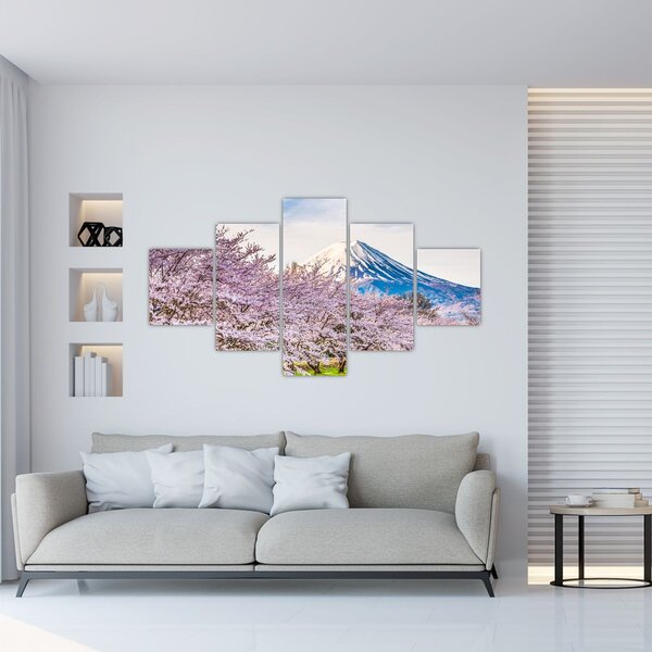Obraz - Japonsko na jaře (125x70 cm)