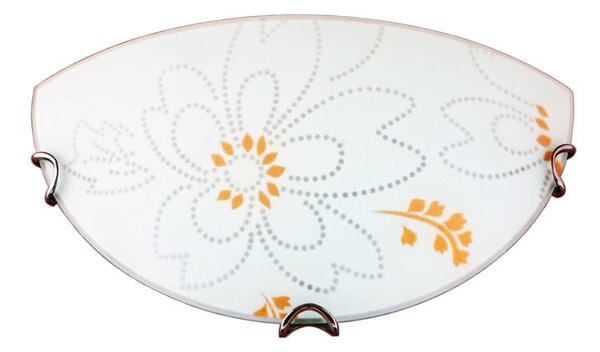 Nástěnné osvětlení LANA - 1xE27, 60W, bílé / oranžové