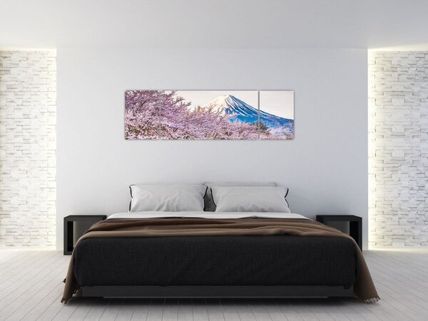 Obraz - Japonsko na jaře (170x50 cm)