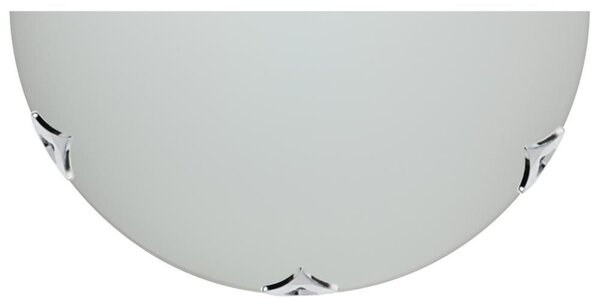 Moderní nástěnné osvětlení SARA - 1xE27, 60W, chromované / bílé
