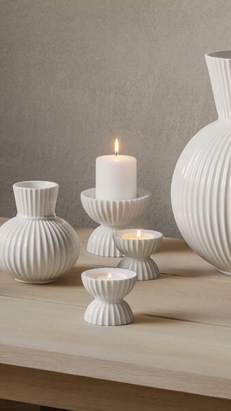 Lyngby Porcelæn Svícen Tura Tealight - 8 cm LP247