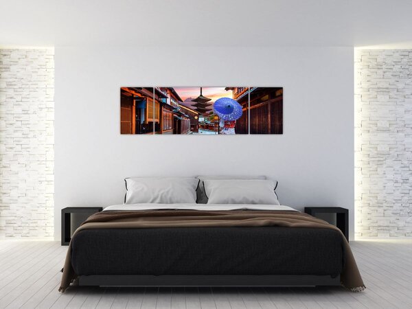 Obraz - Asijská žena (170x50 cm)