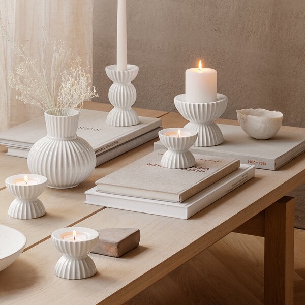 Lyngby Porcelæn Svícen Tura Tealight - 8 cm LP247
