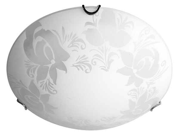 Moderní nástěnné / stropní osvětlení BERIS - 1xE27, 60W, 30cm, kulaté, bílé