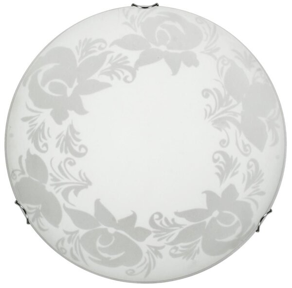 Moderní nástěnné / stropní osvětlení BERIS - 1xE27, 60W, 30cm, kulaté, bílé