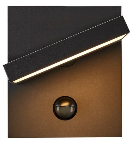 SLV 1002990 Abridor, venkovní nástěnné antracitové svítidlo se senzorem LED 14W, IP54, 3000/4000K