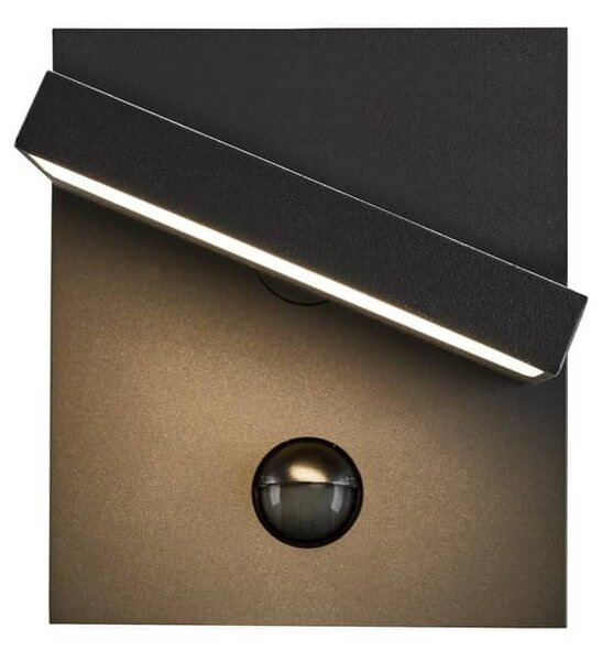 SLV 1002990 Abridor, venkovní nástěnné antracitové svítidlo se senzorem LED 14W, IP54, 3000/4000K
