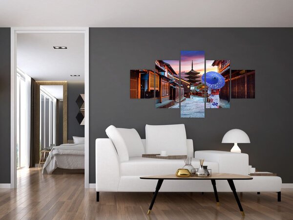 Obraz - Asijská žena (125x70 cm)