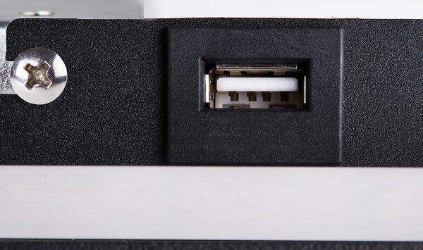 SLV 1003456 Somnila Flex, nástěnné svítidlo k posteli, LED 13W 3000K, černá, verze vpravo, USB přípojka