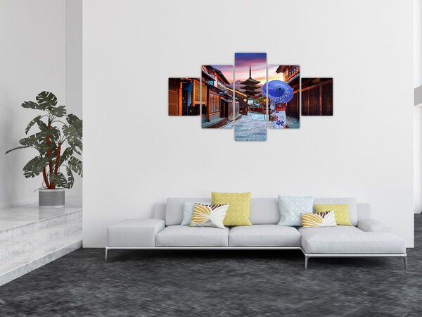 Obraz - Asijská žena (125x70 cm)