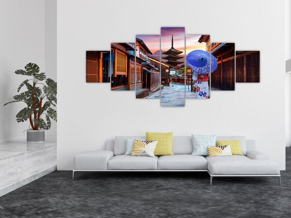 Obraz - Asijská žena (210x100 cm)