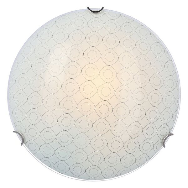 Moderní nástěnné / stropní osvětlení SESI - 1xE27, 60W, 30cm, kulaté, bílé