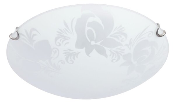 Moderní nástěnné / stropní osvětlení BERIS - 1xE27, 60W, 30cm, kulaté, bílé