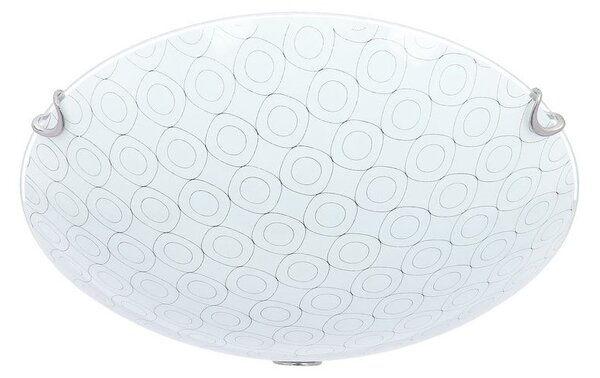 Moderní nástěnné / stropní osvětlení SESI - 1xE27, 60W, 30cm, kulaté, bílé