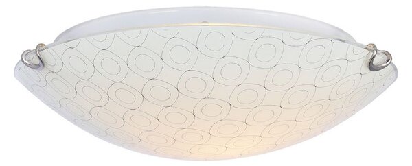 Moderní nástěnné / stropní osvětlení SESI - 1xE27, 60W, 30cm, kulaté, bílé