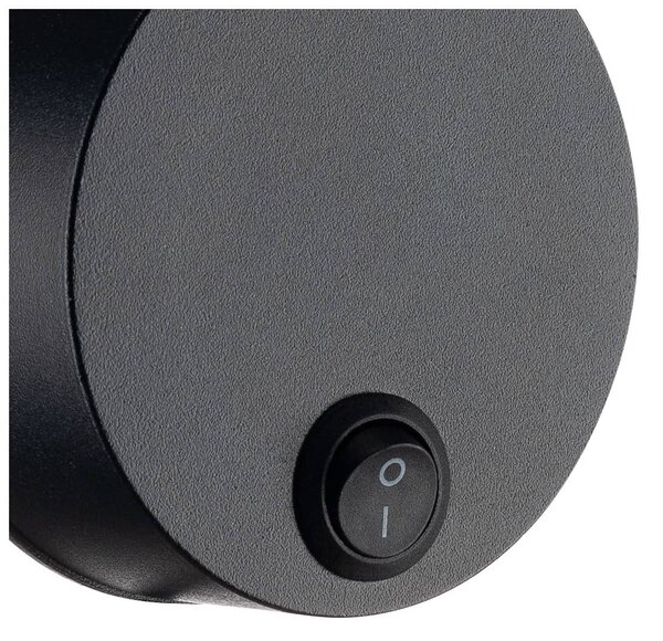SLV 1002608 Dio Flex, nástěnné flexibilní svítidlo, 1x GU10 max. 50 W, černá