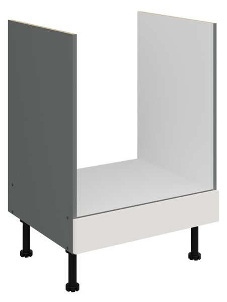 Sporáková skříňka LUNARA - šířka 60 cm, bílá / antracit