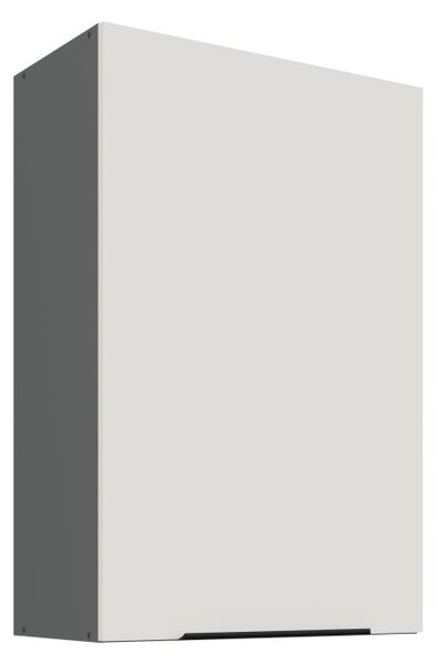 Vysoká horní skříňka LUNARA - šířka 60 cm, bílá / antracit