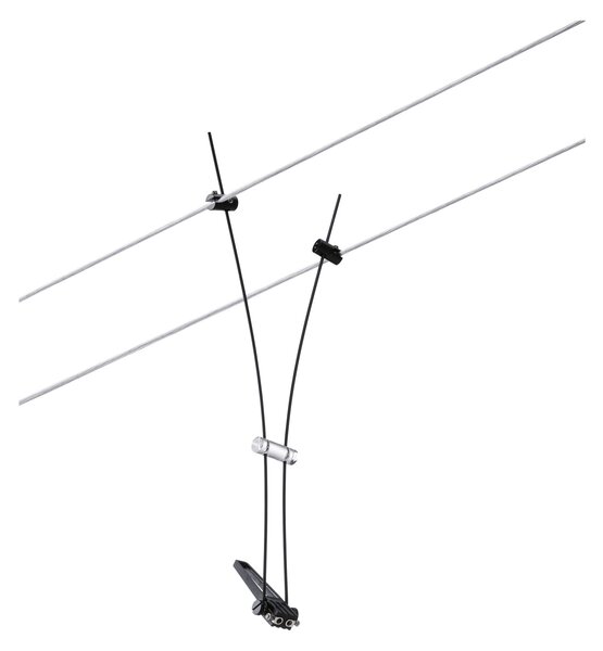 Paulmann 94489 Comet, černý spot pro lankový systém, 1xGU5,3 max.50W