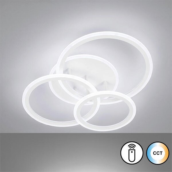 STROPNÍ LED SVÍTIDLO, 50,50/60/12 cm - Stropní svítidla
