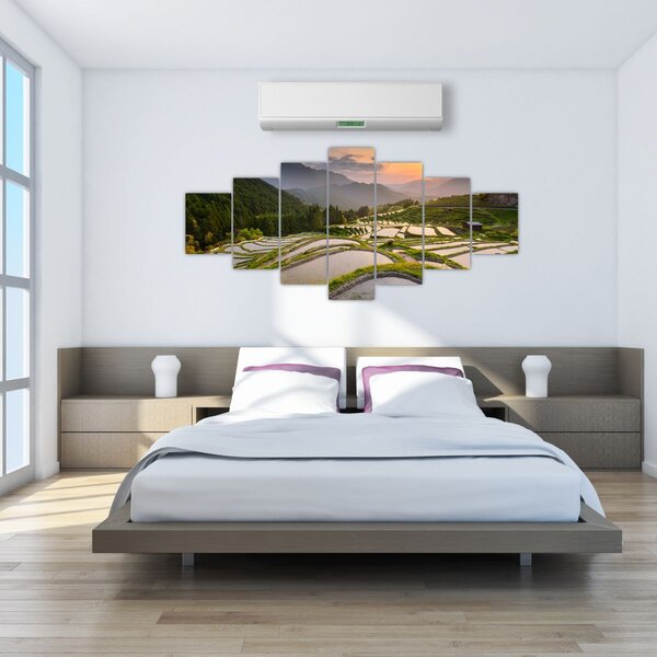 Obraz - Rýžové terasy (210x100 cm)