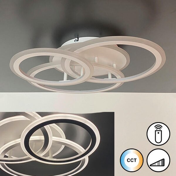 STROPNÍ LED SVÍTIDLO, 50,50/60/12 cm - Stropní svítidla