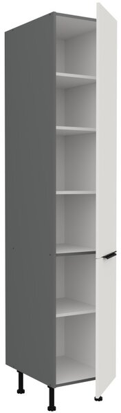 Potravinová skříň LUNARA - šířka 40 cm, bílá / antracit