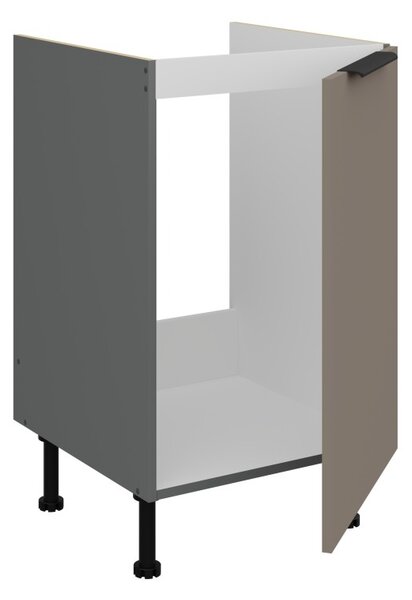 Dolní dřezová skříňka LUNARA - šířka 50 cm, tmavě béžová / antracit