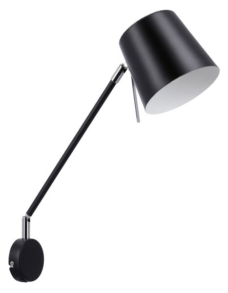 Flexibilní nástěnná lampa KILLY - 1xE27, 40W, matná černá