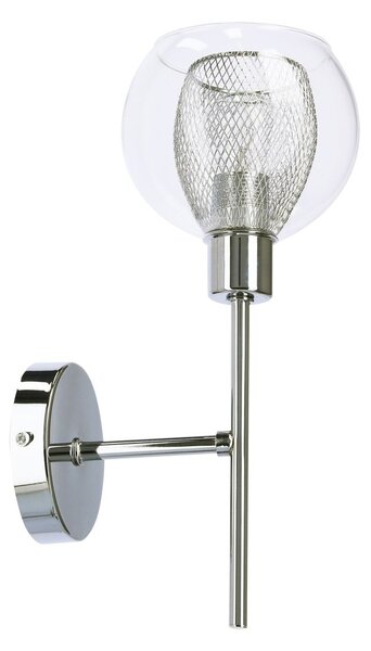 Nástěnné designové osvětlení OZZO - 1xE14, 40W, chromované / čiré