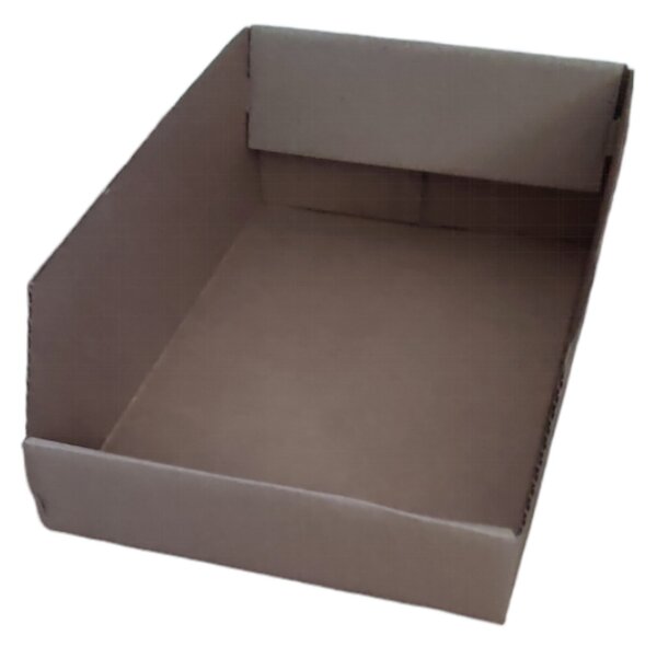 KARTON PAK Úložné boxy na oblečení, organizéry do skříně EKO KARTON 27x40x13 - zkosený