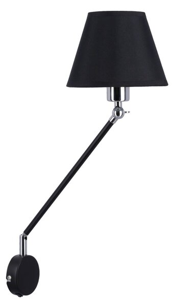 Flexibilní nástěnná lampa FILLY - 1xE27, 40W, matná černá