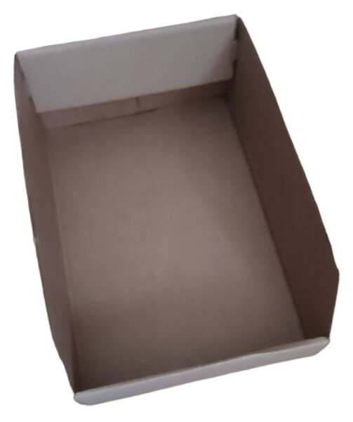 KARTON PAK Úložné boxy na oblečení, organizéry do skříně EKO KARTON 27x40x13 - zkosený