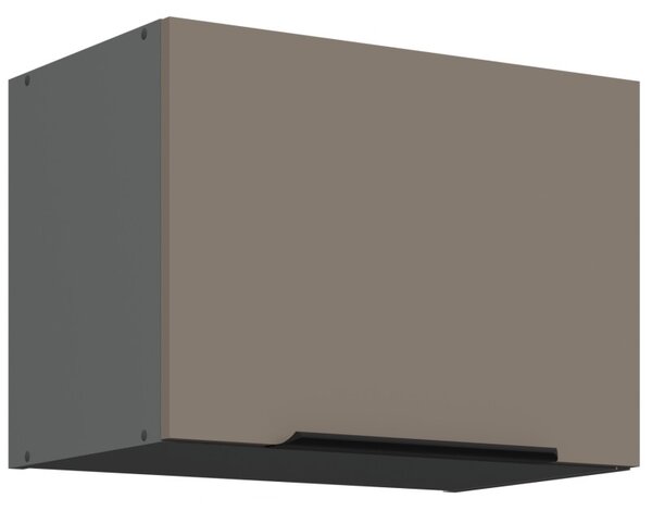 Digestořová skříňka LUNARA - šířka 50 cm, tmavě béžová / antracit