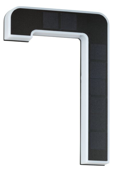 Paulmann 79848 solární domovní číslo 7 s vyměnitelnou baterií LED 0,2W 3000K, výška 23cm, IP44