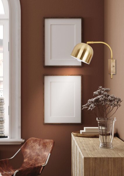 Nástěnná flexibilní lampa k posteli RUPI - 1xE27, 40W, patina