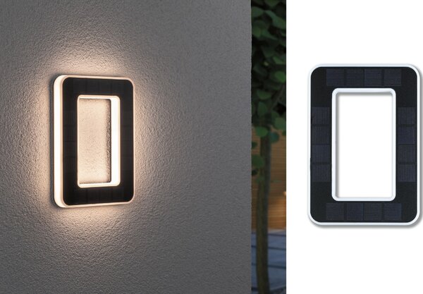 Paulmann 79851 solární domovní číslo 0 s vyměnitelnou baterií LED 0,2W 3000K, výška 23cm, IP44