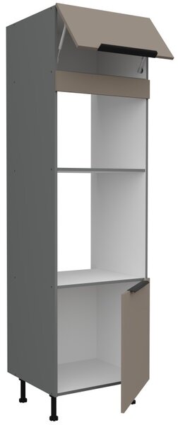 Skříň na vestavné spotřebiče LUNARA - šířka 60 cm, tmavě béžová / antracit