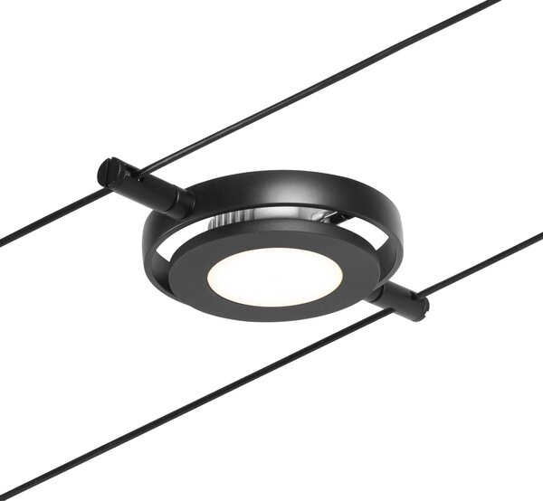 Paulmann 94418 CorDuo RoundMac, sada lankové LED osvětlení, 5x4,5W LED 3000K, černá, délka 500cm