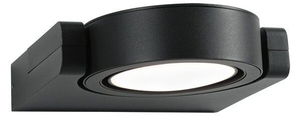 Paulmann 94406 Swivea, venkovní nástěnné svítidlo otočné 360°, LED 8W 3000K, tmavě šedá, IP44