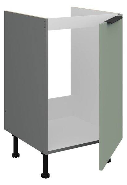 Dolní dřezová skříňka LUNARA - šířka 50 cm, zelená / antracit