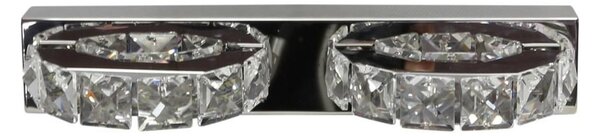 LED moderní nástěnné osvětlení SHIPI - 2x3W, 6500K (studená bílá), chromované