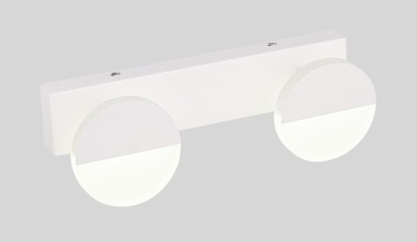 Moderní LED nástěnné osvětlení SING - 2x3W, 4000K (denní bílá), bílé